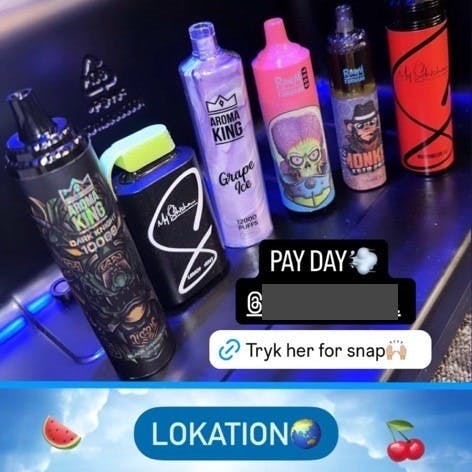 SE og HØRs research viser, at de ulovlige puff bars bliver solgt landet over - reklamerne på de sociale medier målretter sig blandt andet forskellige landsdele