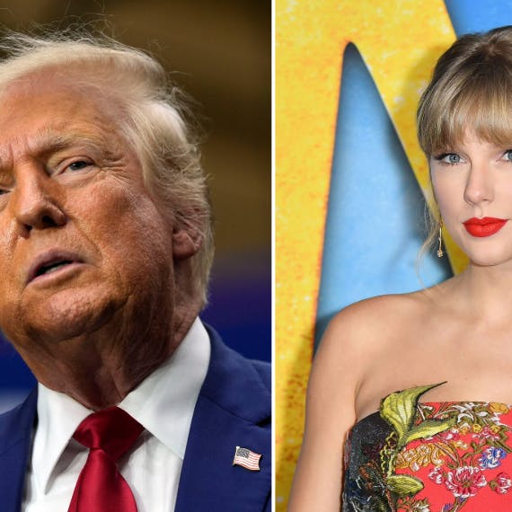 Donald Trump har ikke Taylor Swift på sin side.