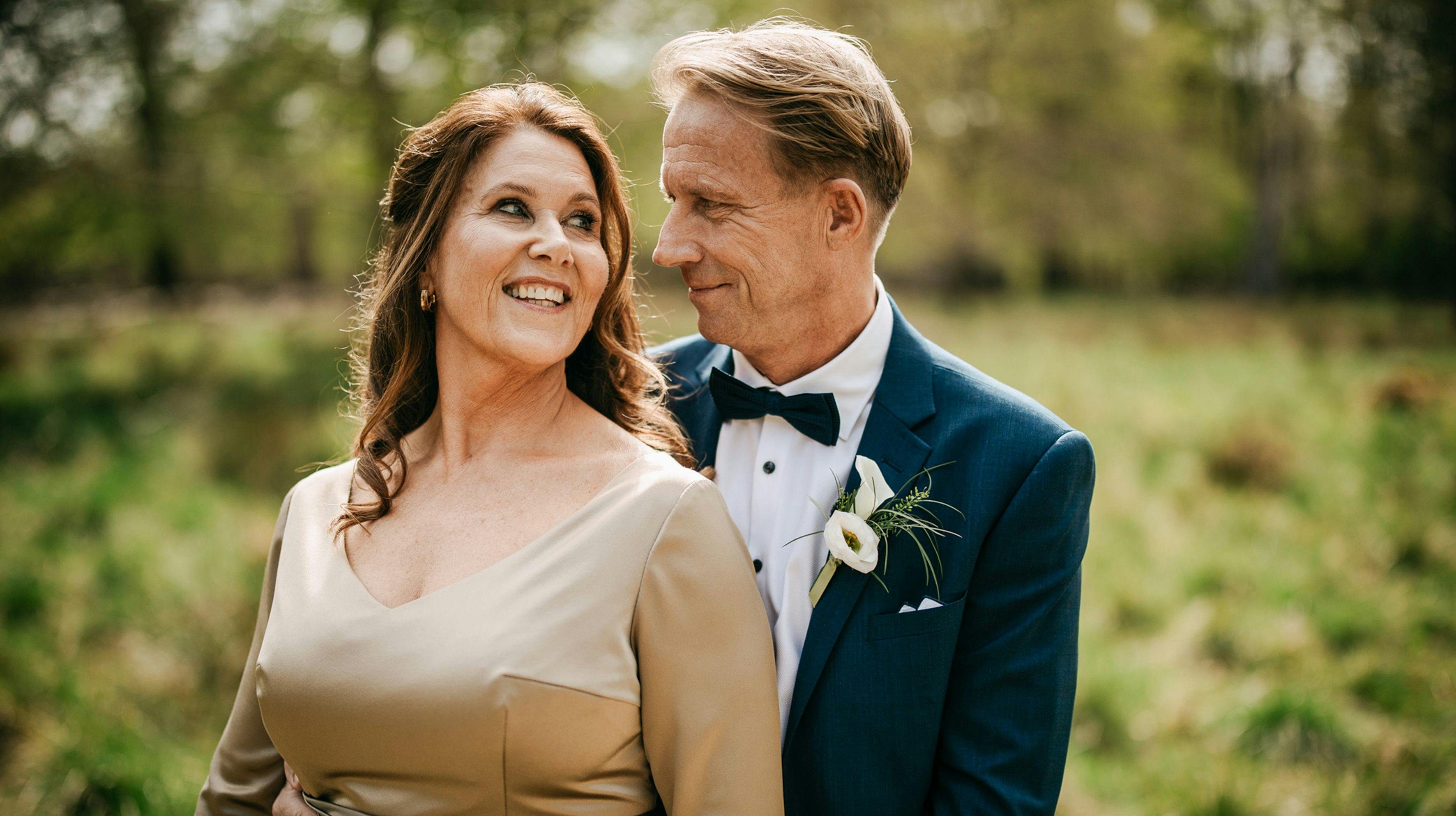 Anette ville ikke kysse under bryllupsmiddagen, og det var der en helt særlig grund til.