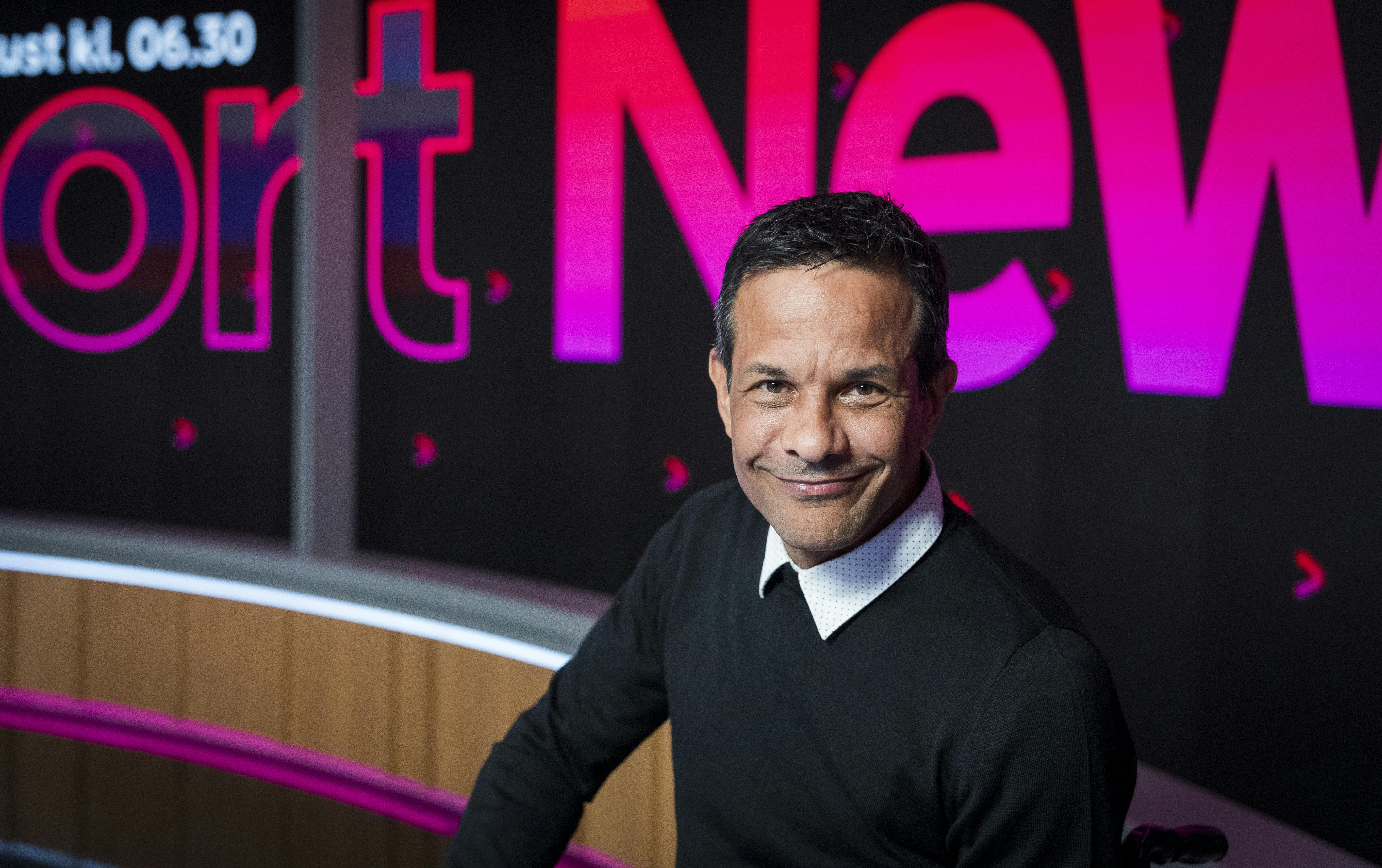 Her ses Jason Watt til pressedag for Viaplays nye sportnyhedskanal.