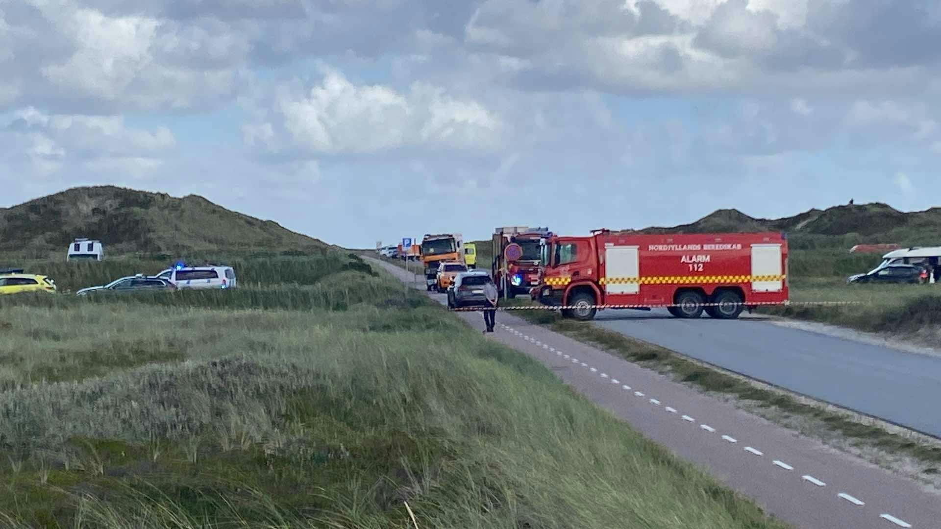Drengene nåede at være begravet i jordskreddet i omkring 40 minutter.
