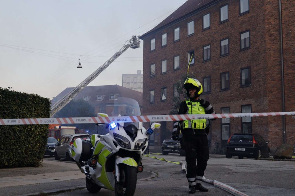 Hovedstadens Beredskabsstyrelse melder om kraftig brand i København.&nbsp;