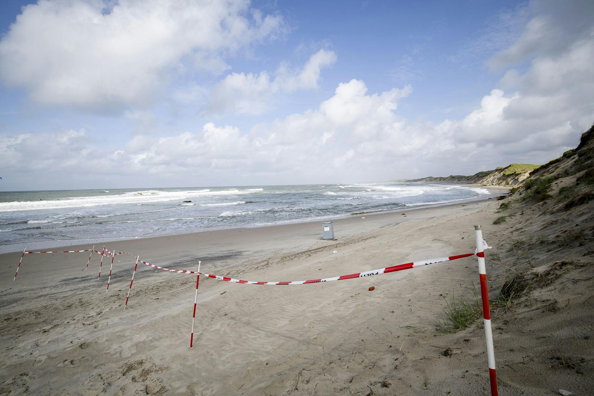 Drengene blev søndag begravet under et sandskred i Nr. Vorupør.