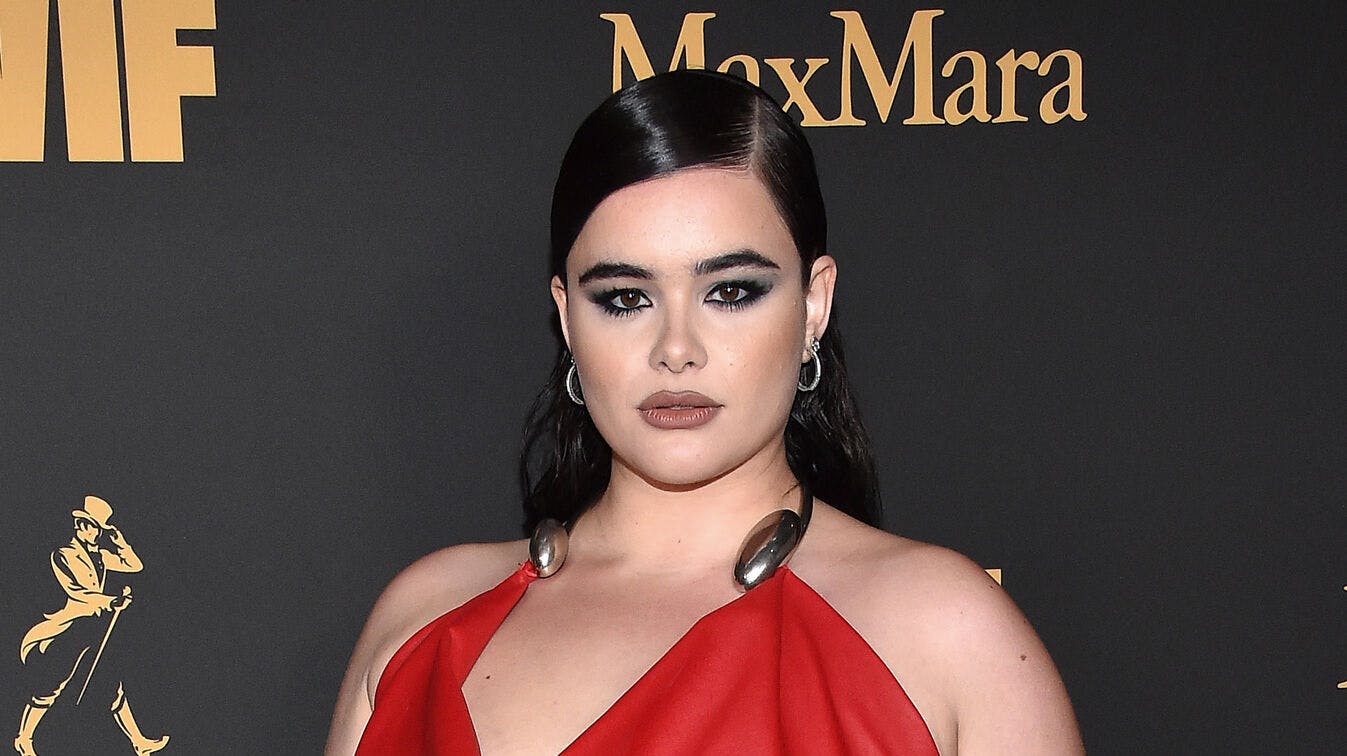 US model Barbie Ferreira arrives for the 16th annual Women in Film (WIF) Oscar party at the NeueHouse Hollywood, in Hollywood, on March 10, 2023. LISA O'CONNOR / AFP
