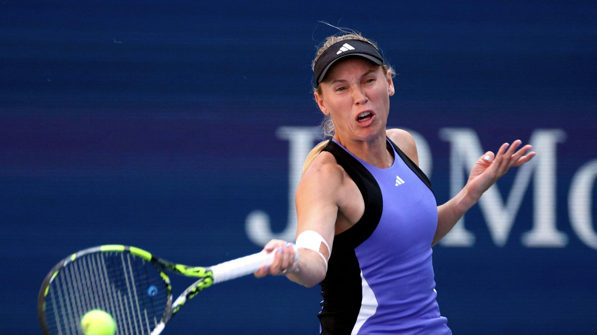 Caroline Wozniacki er ude.