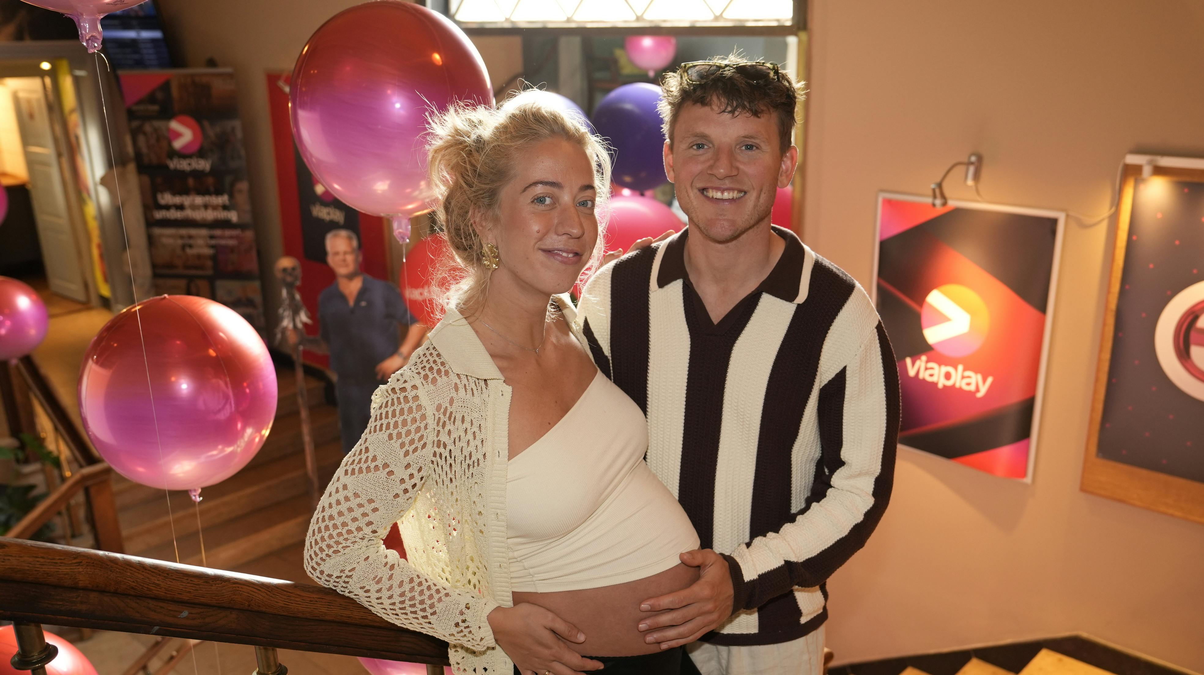 Tobias Hamann og Patricia Thyberg skal snart være forældre.