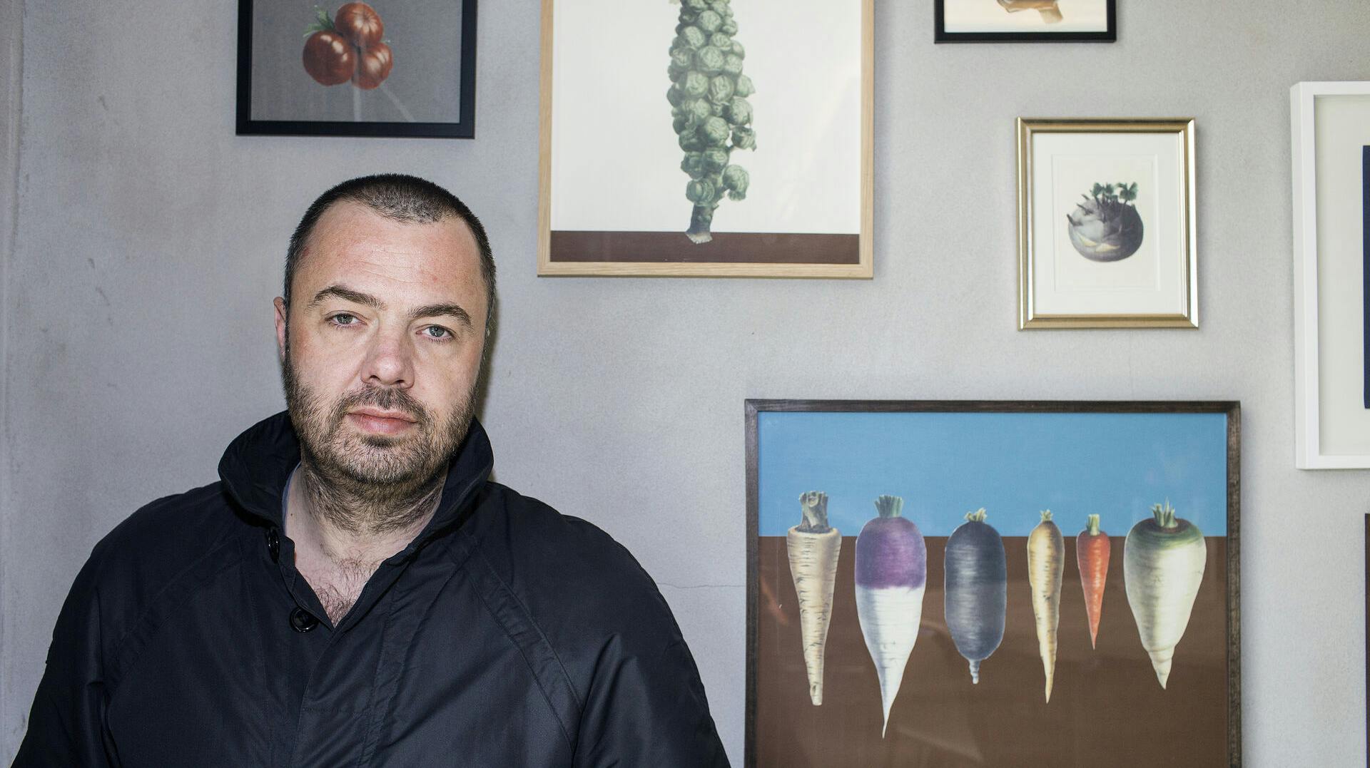 Bo Bech. Interview angående nyt madprogram på TV3.