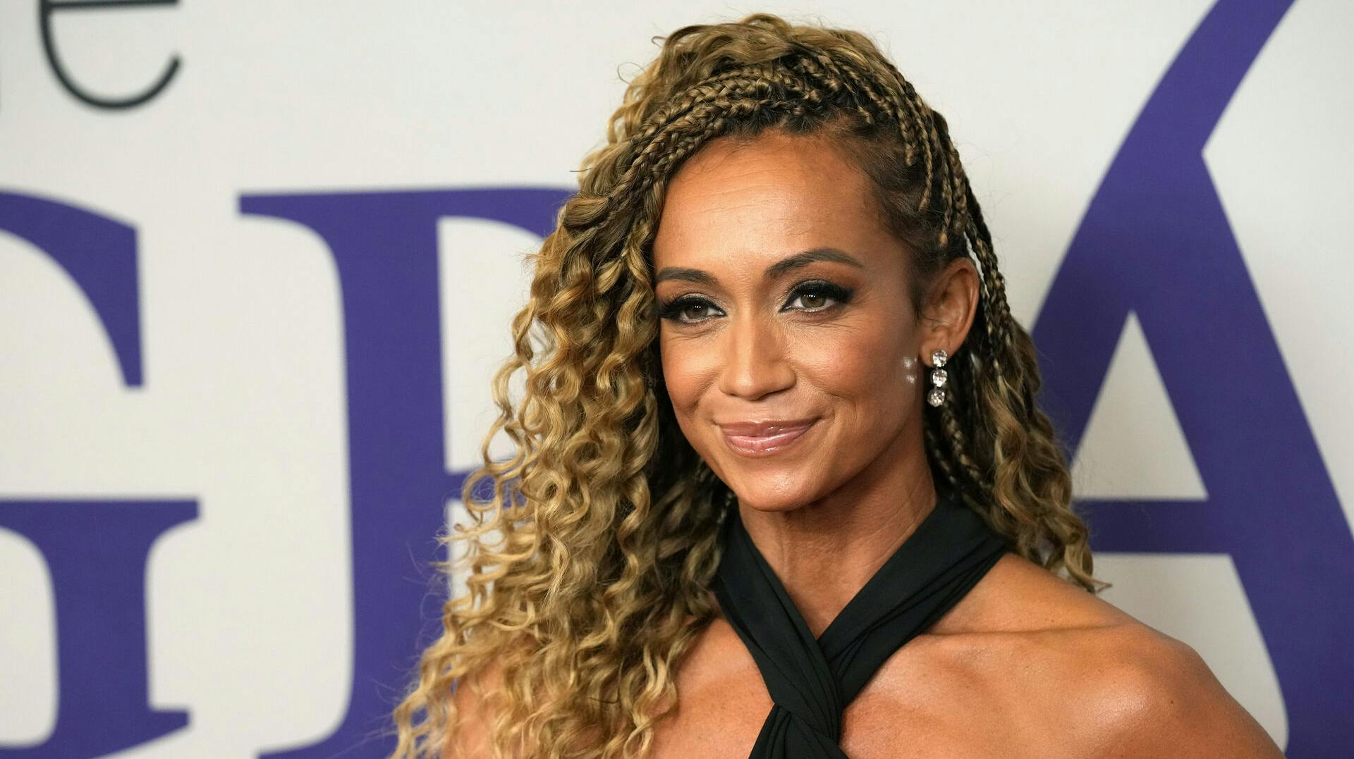 Kate Abdo poses at the 48th Annual Gracie Awards, Tuesday, May 23, 2023, at the Four Seasons Beverly Wilshire Hotel in Beverly Hills, Calif. (AP Photo/Chris Pizzello)