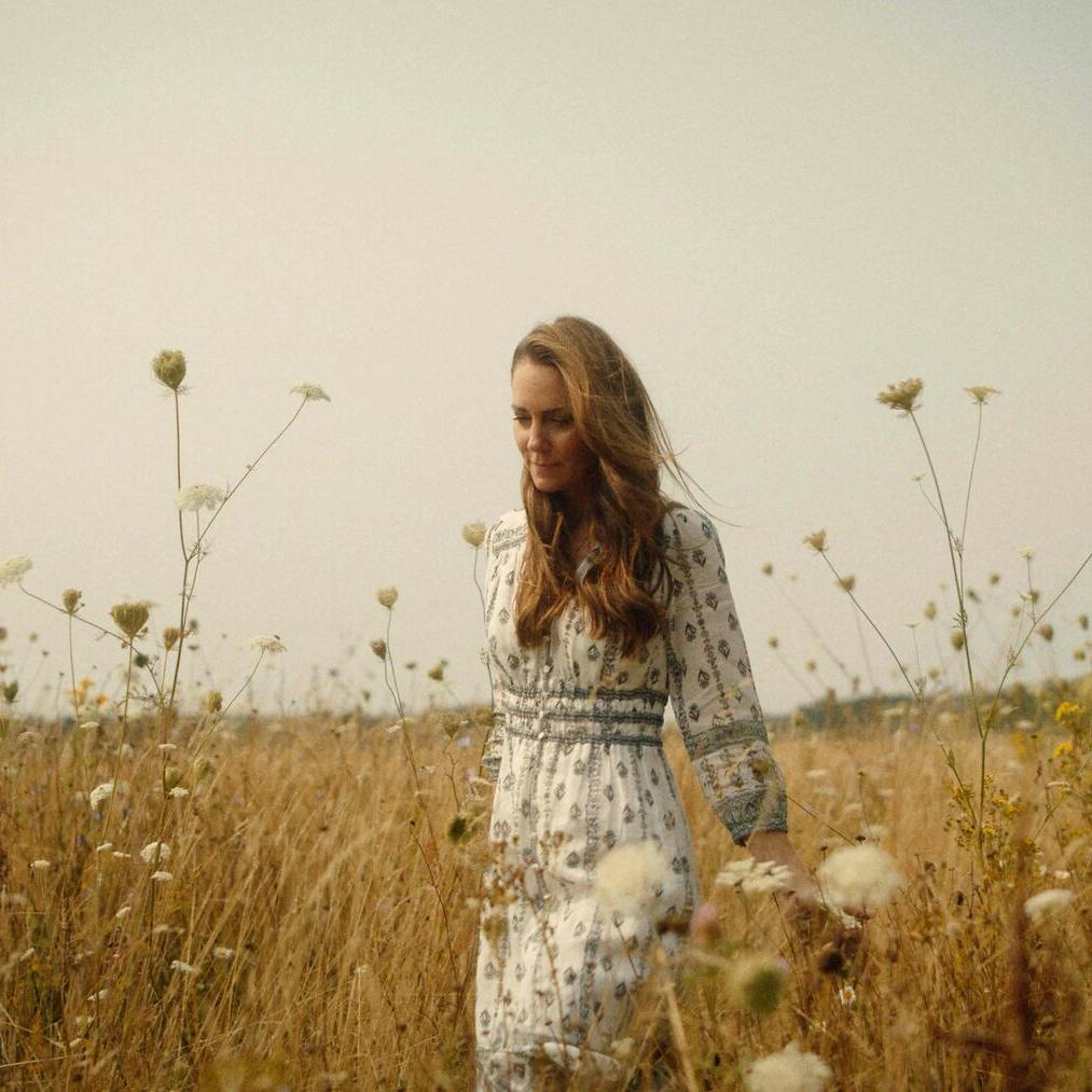A handout still released by The Prince and Princess of Wales on September 9, 2024 and taken in Norfolk on an unspecified date last month shows Britain's Catherine, Princess of Wales, walking in a field. Catherine announced that she had completed her course of chemotherapy following a shock cancer diagnosis earlier this year. (Photo by Will WARR / KENSINGTON PALACE / AFP) /