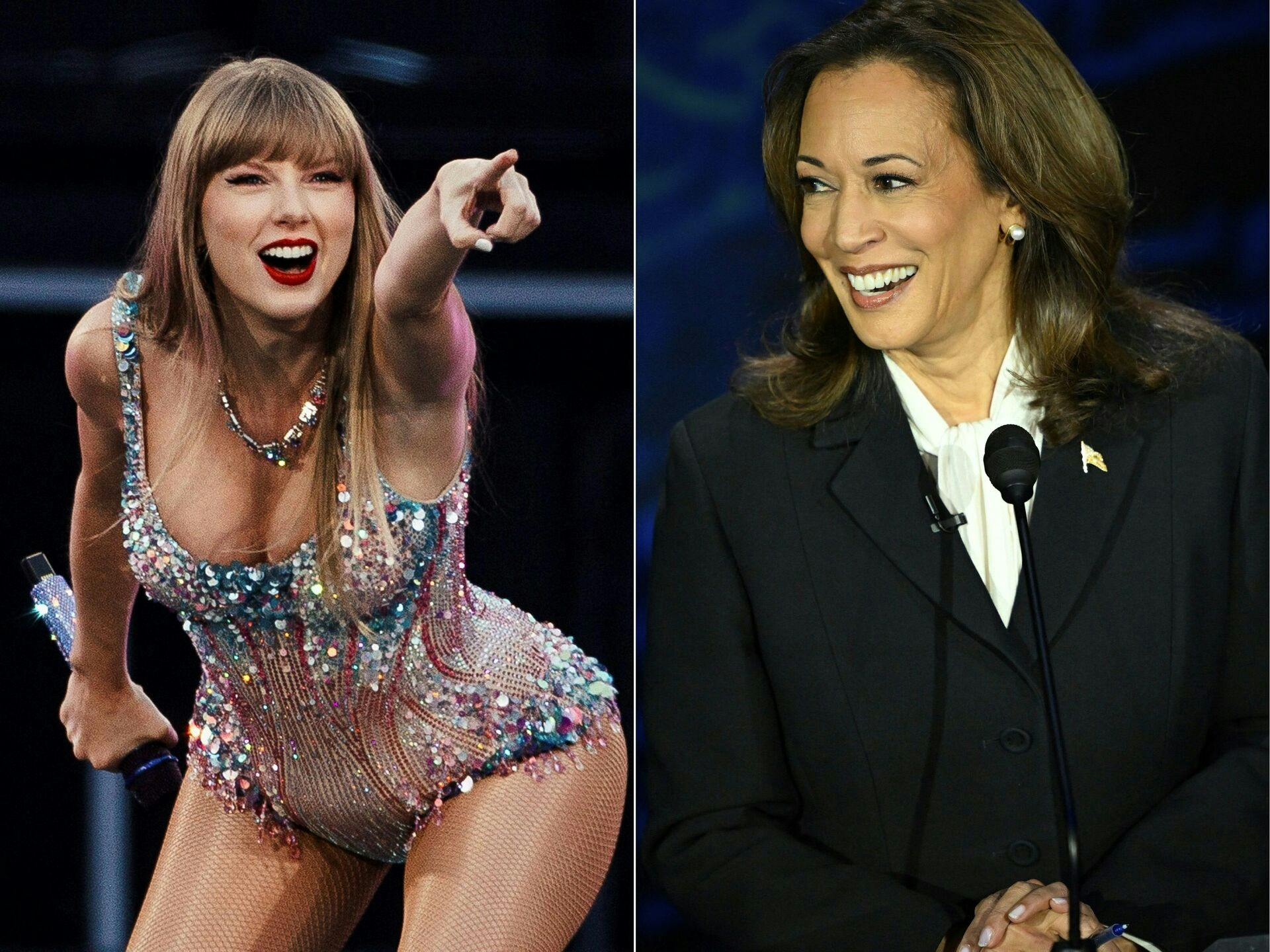 Taylor Swift bekendtgjorde onsdag, at hun støtter præsidentkandidat Kamala Harris.