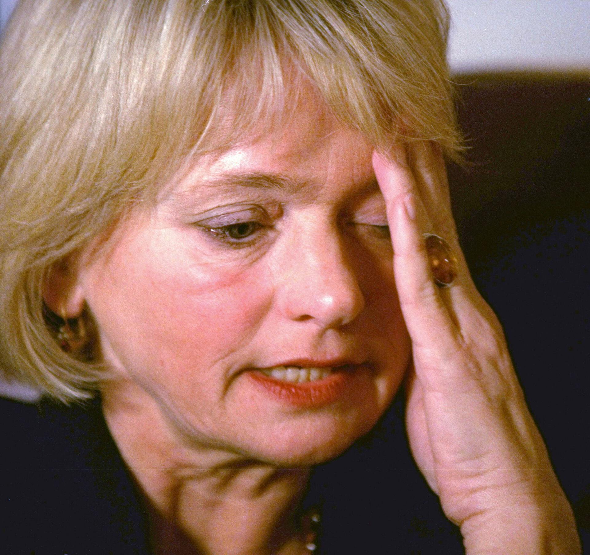 Pia Kjærsgaard var tydeligt rørt efter overfaldet på Nørrebro.