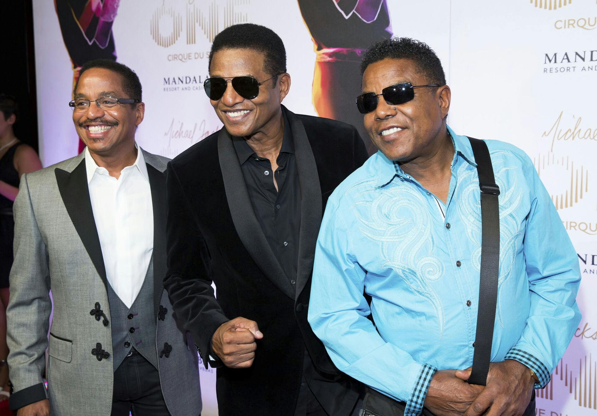 Marlon Jackson, Jackie Jackson og Tito Jackson fotograferet sidste år i Las Vegas. 15. september 2024 døde Tito Jackson.