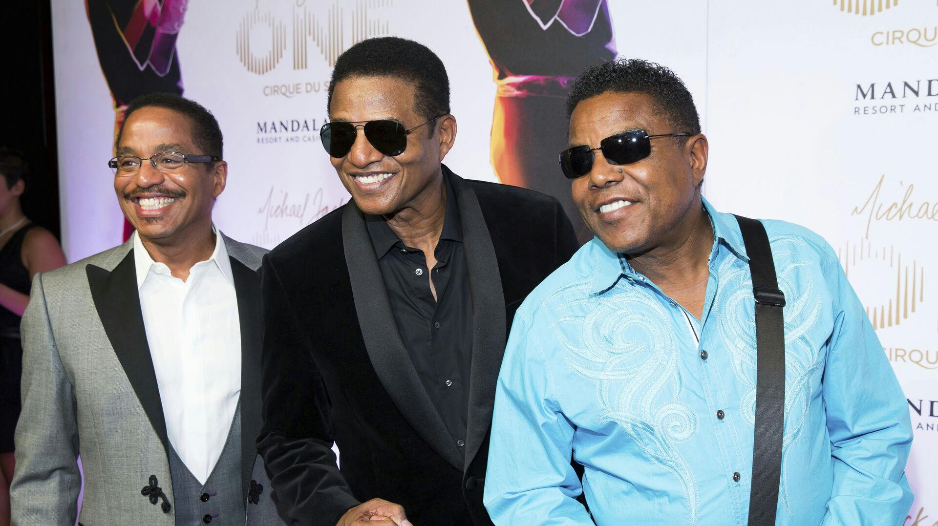 Marlon Jackson, Jackie Jackson og Tito Jackson fotograferet sidste år i Las Vegas. 15. september 2024 døde Tito Jackson.