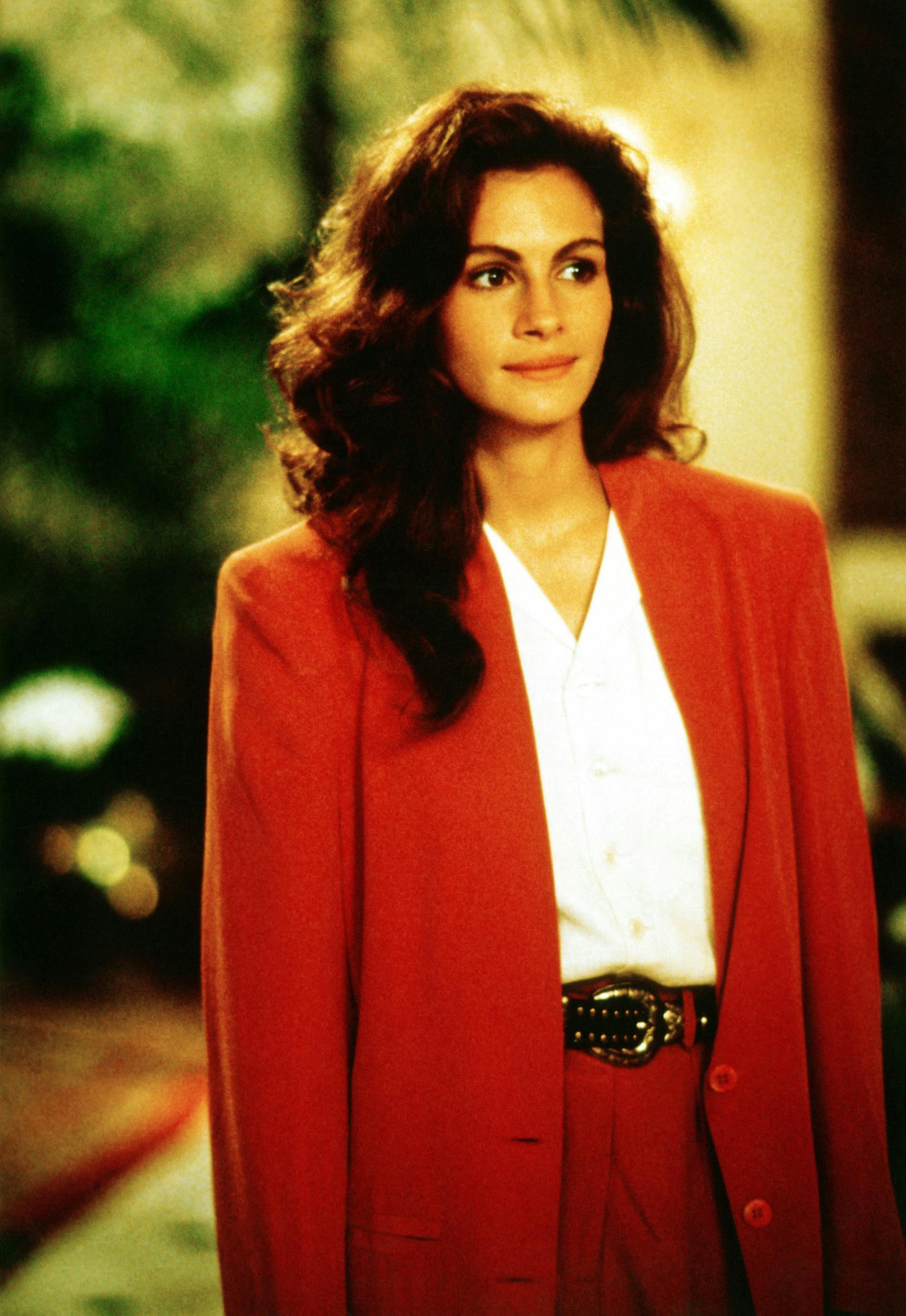 Julia Roberts i filmen "Pretty Woman" fra 1990, som sikrede hende en Oscar-nominering.