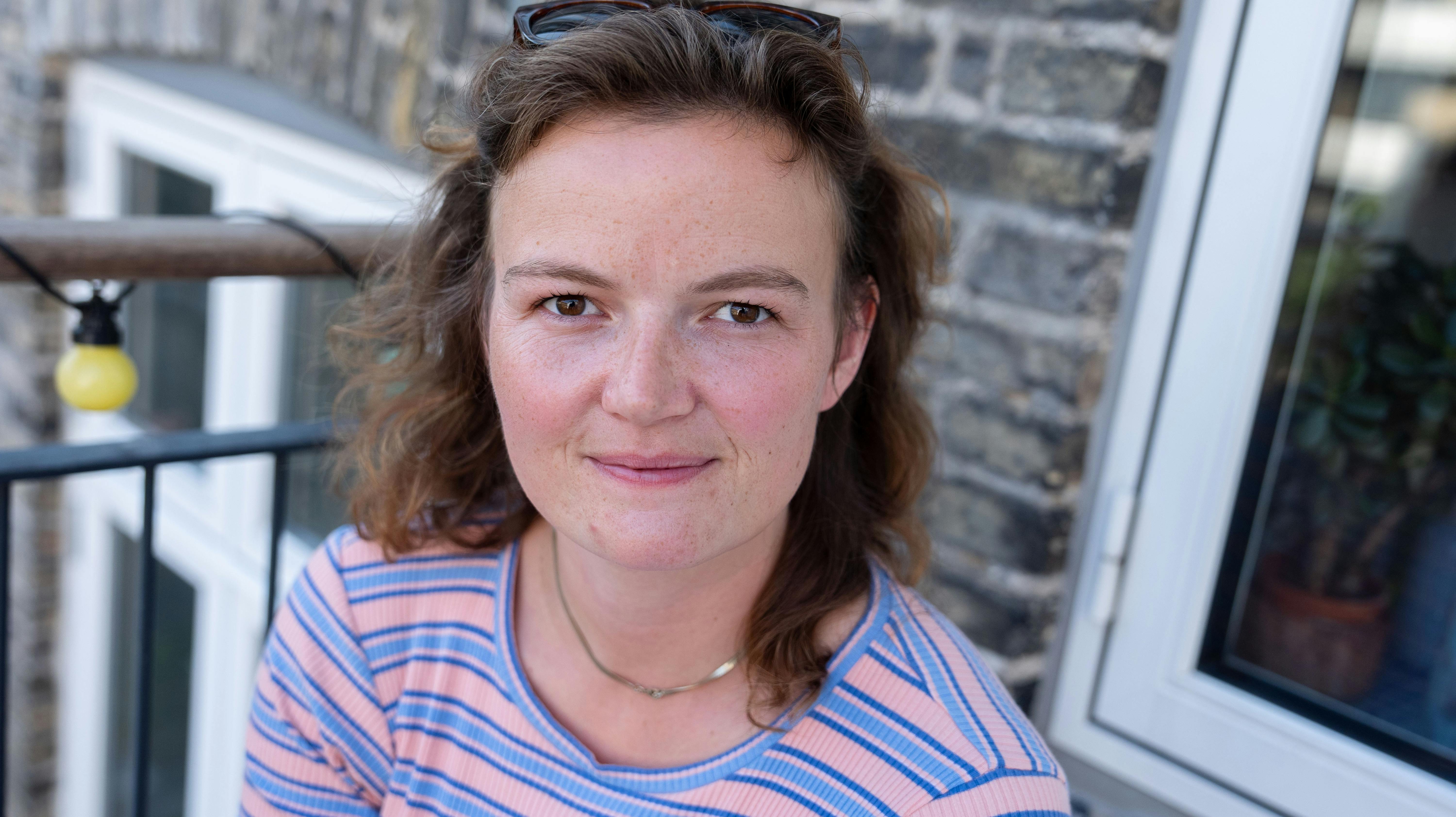 Nina Ettrup Larsen har blikket fast rettet mod målet: Et velfungerende forhold med Rolf.