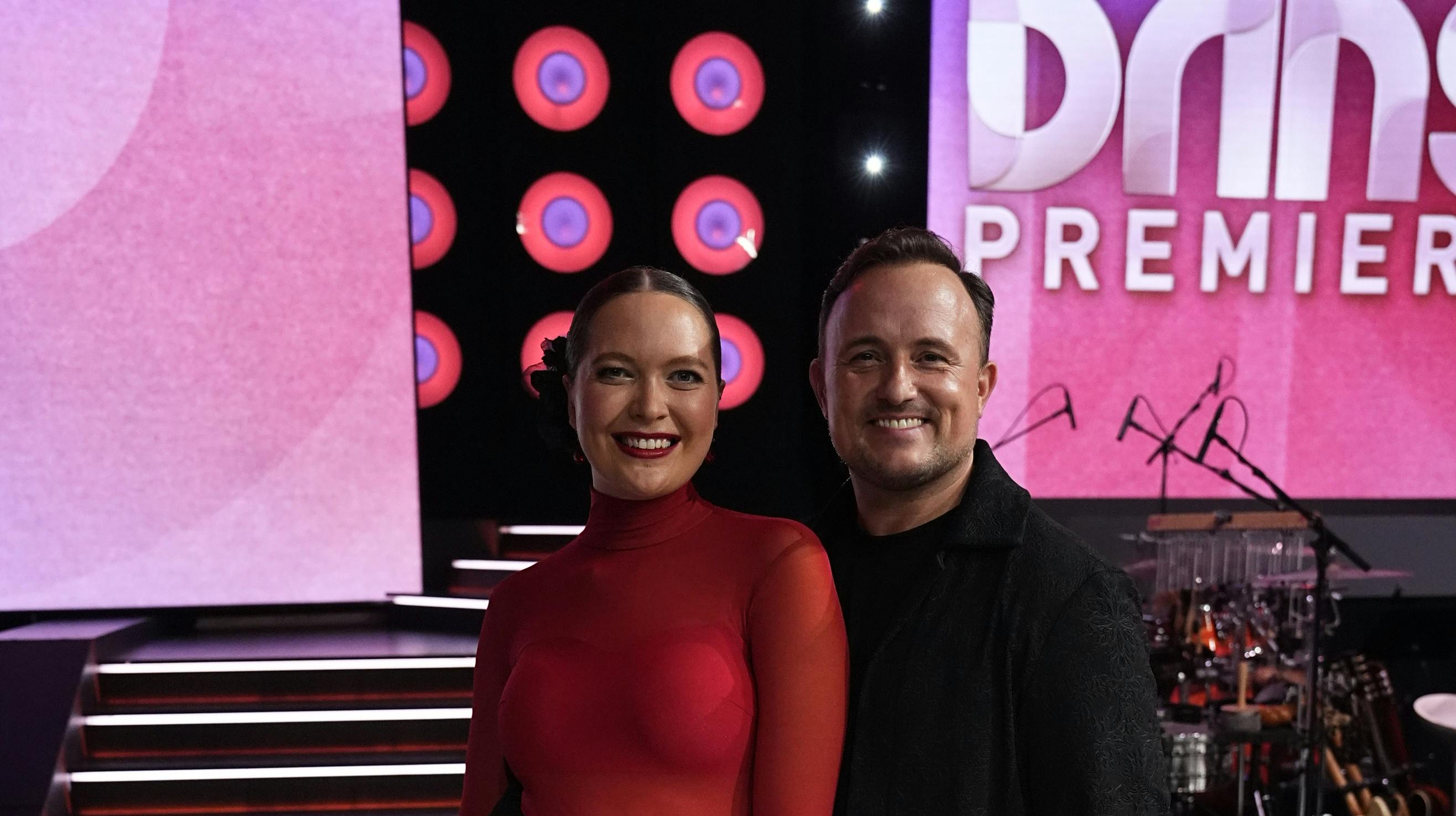 Rachel Ellebye og Thomas Evers Poulsen strålede til "Vild med dans"-premieren.
