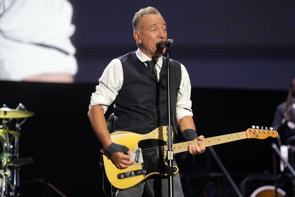 Bruce Springsteen og E Street Band er i øjeblikket i gang med en større verdensturné. Billedet her er taget få uger inden sangerens fødselsdag 23. september. (Arkivfoto).