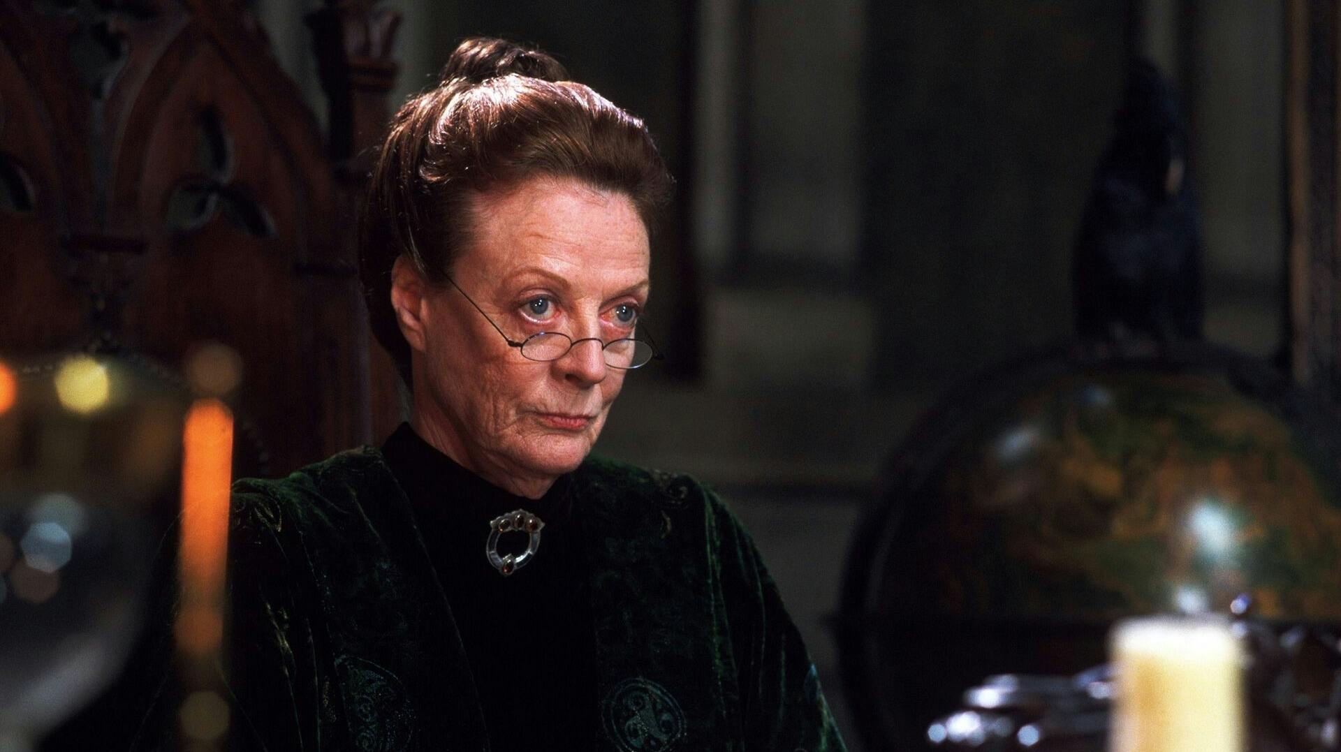 Maggie Smith i Harry Potter and the Sorcerer's Stone (2001).