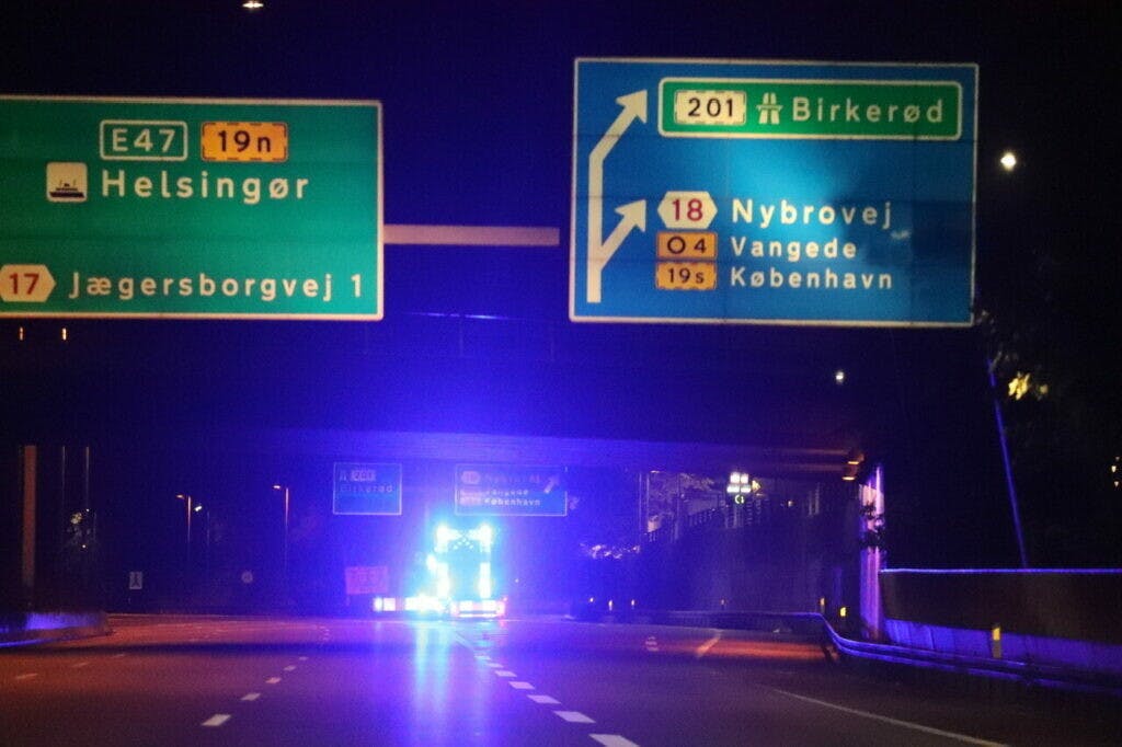 Politiet måtte afspærre motorvejen i forbindelse med drabsforsøget - nu har 39-årige Morten Jørgensen fået sin endelige dom.