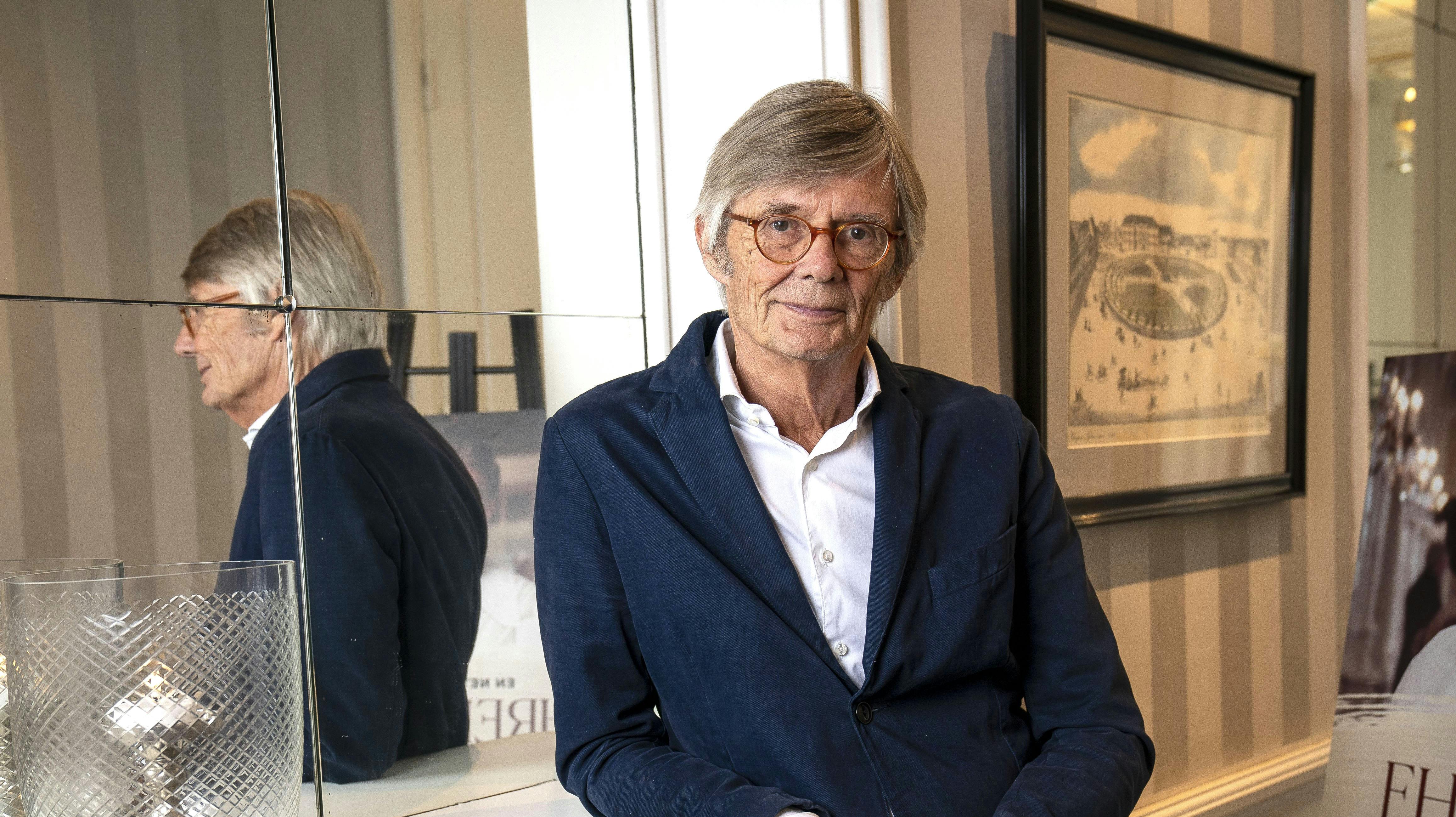 Bille August I forbindelse med filmen EhrengardDato: 6.8.2023Sted: Hotel DÀngleterreJournalist: Majken MunkFoto: Copyright : Martin Høien/Aller Media Danmark