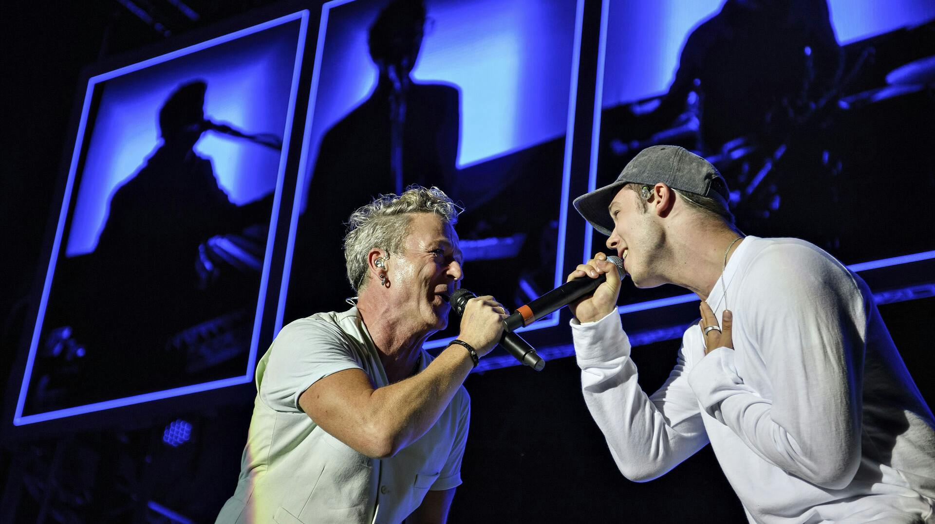 Thomas Helmig og Hugo var meget tæt - både på scenen og privat.