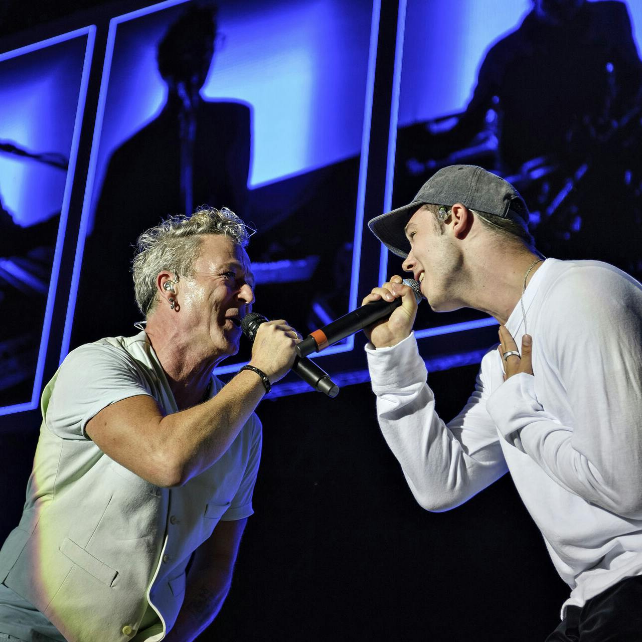 Thomas Helmig og Hugo var meget tæt - både på scenen og privat.