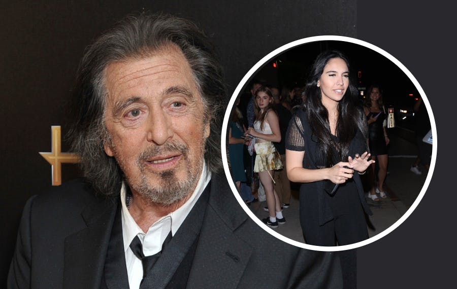 Al Pacino danner til daglig par med den noget yngre Noor Alfallah.