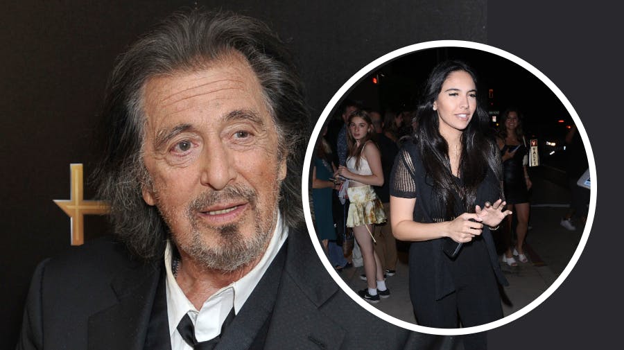 Al Pacino danner til daglig par med den noget yngre Noor Alfallah.