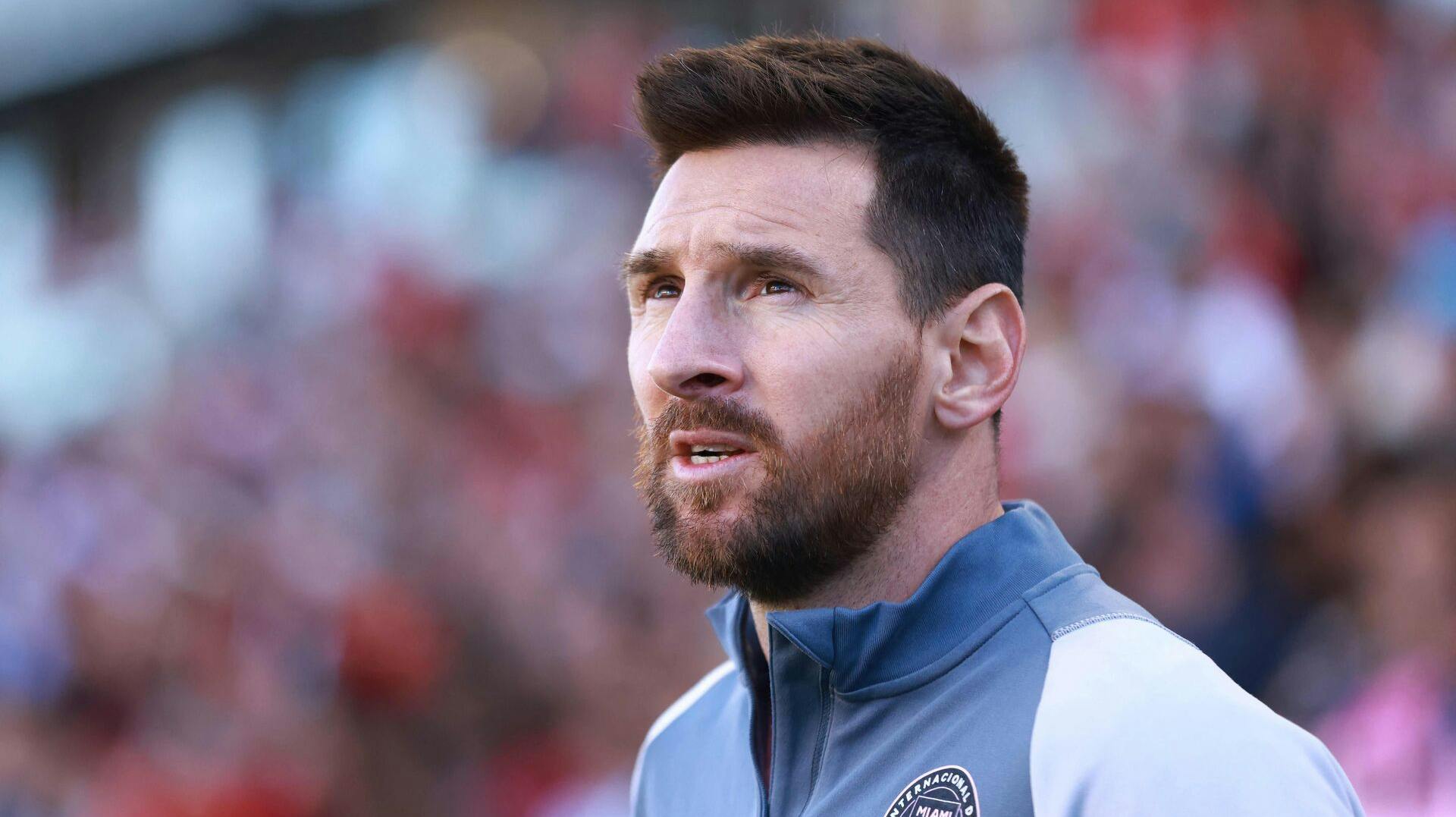 Lionel Messi spiller i dag i Inter Miami i den amerikanske fodboldliga MLS.