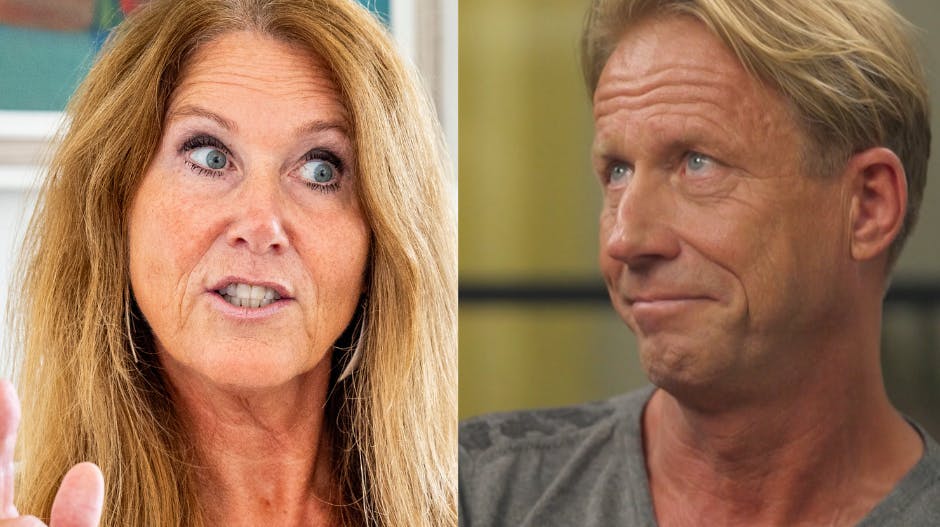 Frank Schytte og Anette har vidt forskellige opfattelser af, hvor meget hans tidligere ægteskab har haft indflydelse på deres forhold.