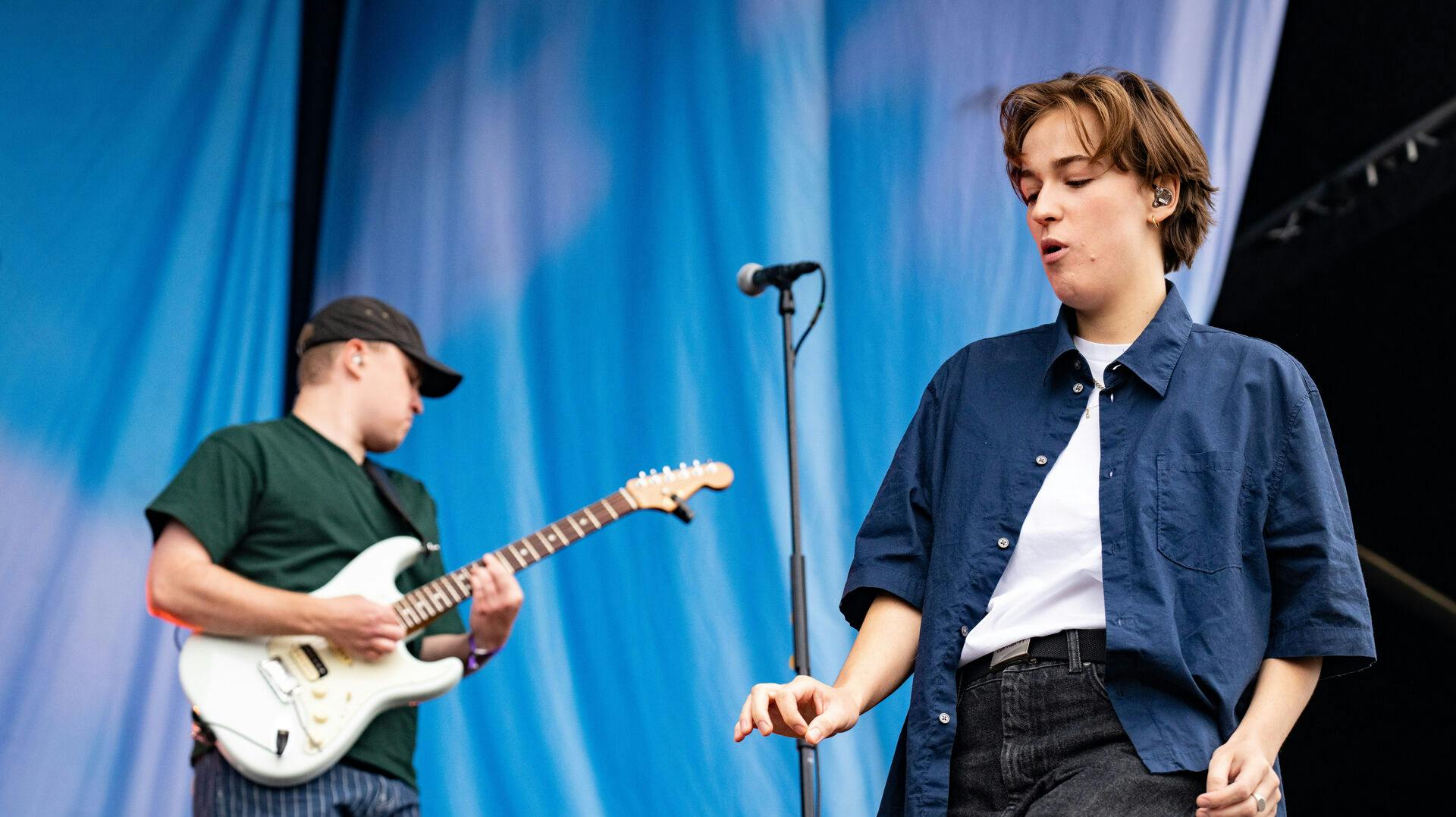Blæst optræder til Grøn Koncert i Øresundsparken i Tårnby torsdag den 18. juli 2024. (Foto: Emil Nicolai Helms/Scanpix 2024)