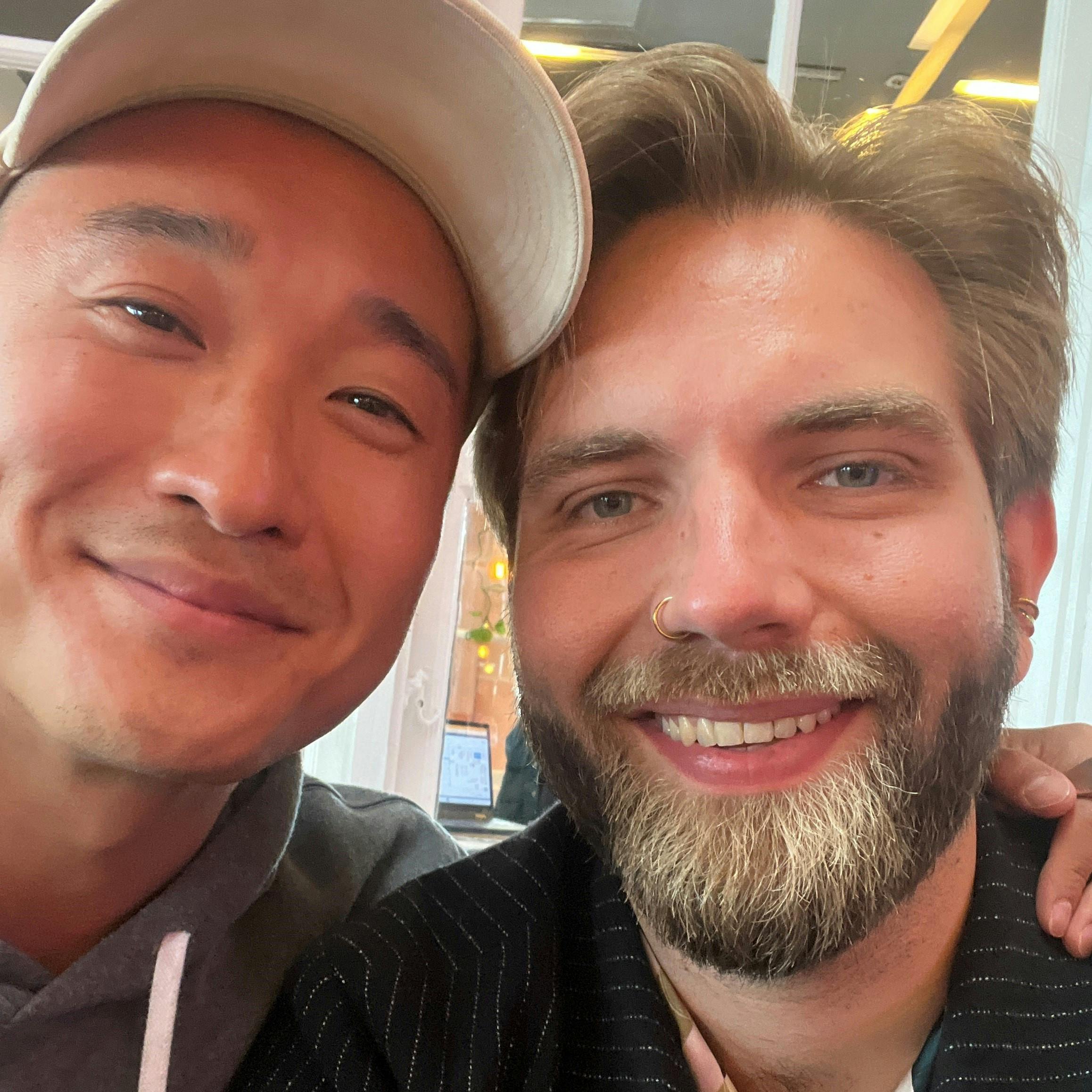 Morten Mortensen og Søren Staun nærer stadig stor omsorg for hinanden.