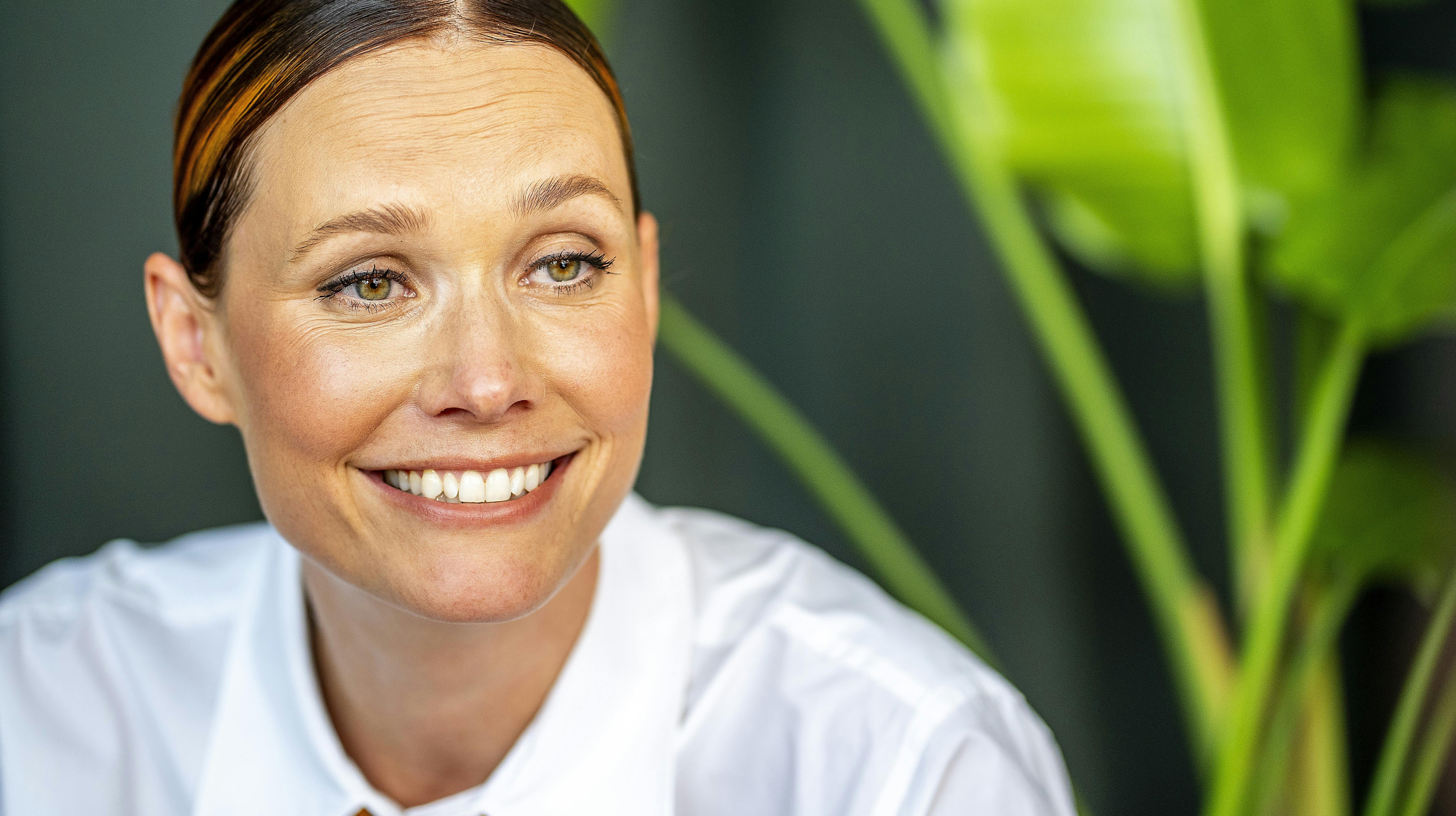 Pressemøde for den kommende sæson af X Factor med vært Maria Fantino og de tre dommere, Simon Kvamm, Oh Land og Thomas Blachman