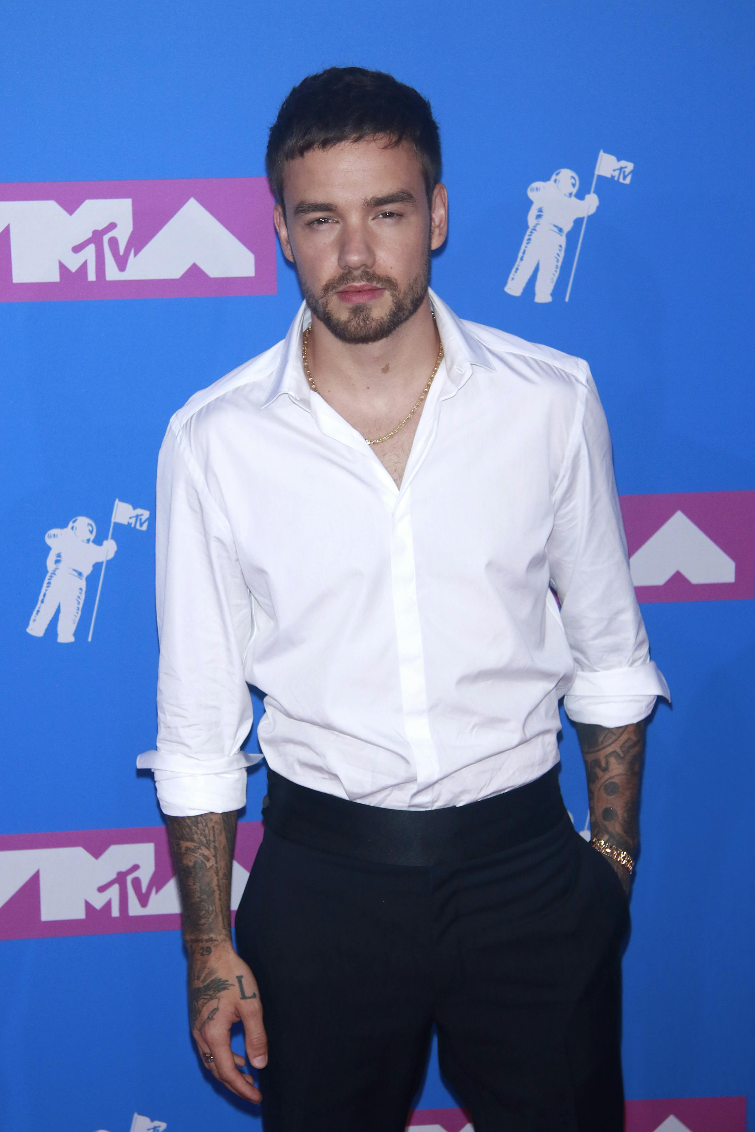 NEW YORK, NY - AUGUST 20: Liam Payne arriving at the 2018 MTV Video Music Awards at Radio City Music Hall in New York City on August 20, 2018. Credit: Diego Corredor/MediaPunch /IPX