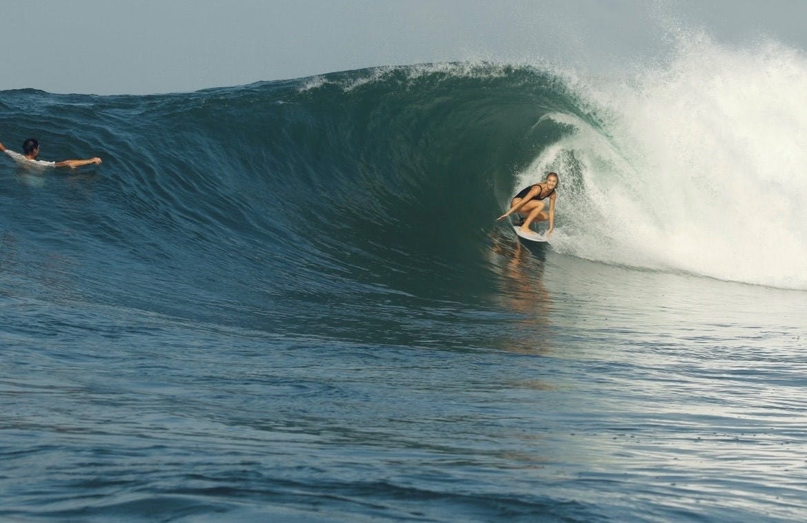 Katinka er i gang med at tage en professionsbachelor i sportsmanagement, som hun håber at bruge på at lave surfcamps på for eksempel Bali.