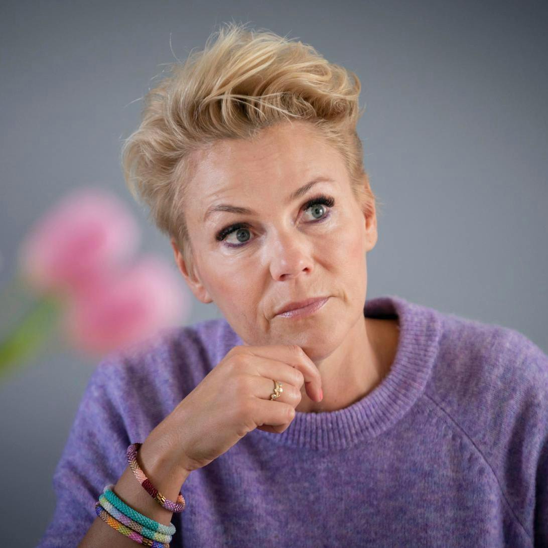 Lene Beier blev naturligvis chokeret efter faldet, men har det meget bedre i dag.