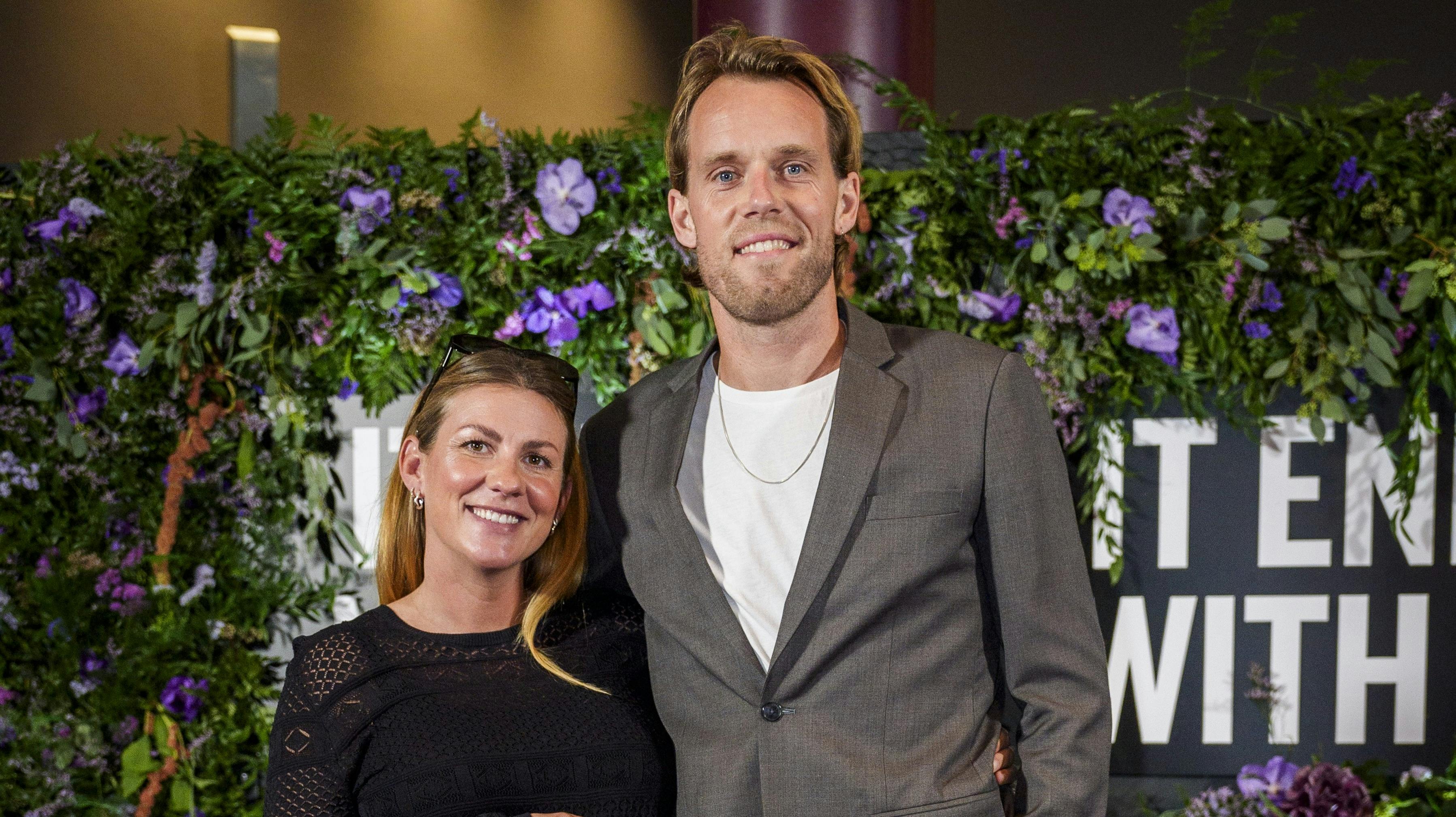 Lidt over en måned skulle der gå, før Mette Sommer og Kristian Lindegaards første barn, Sigurd, blev brugt som reklamesøjle.