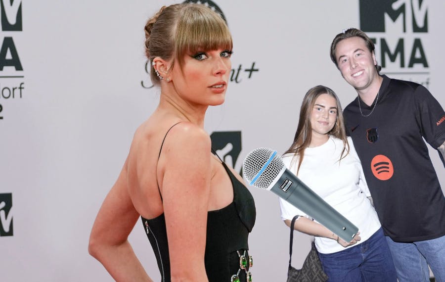 Nikolaj Hvidman og Anne Plejdrup håber også på at møde Taylor Swift.