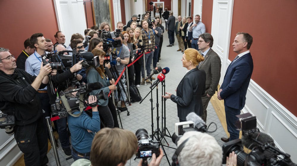 Der var stort presseopbud, da formand Inger Støjberg (DD) tidligere i år præsenterede Kim Edberg og Mads Fuglede som nye medlemmer af Danmarksdemokraterne. 