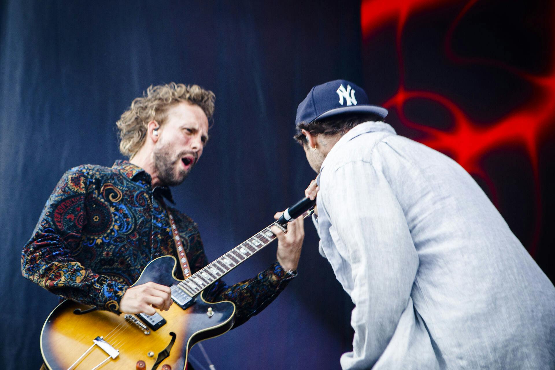 ØreSound Festival på Tiøren i Amager Strandpark. Emil Falk, Hugo Helmig. Lørdag 14. august 2021.