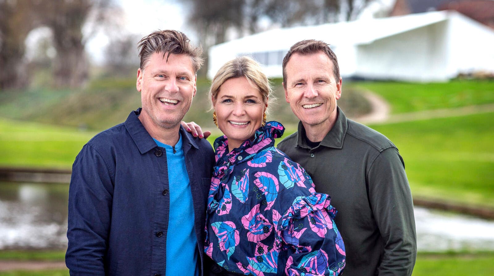 Timm Vladimir og de to dommere, Katrine Foged Thomsen og Markus Grigo. 