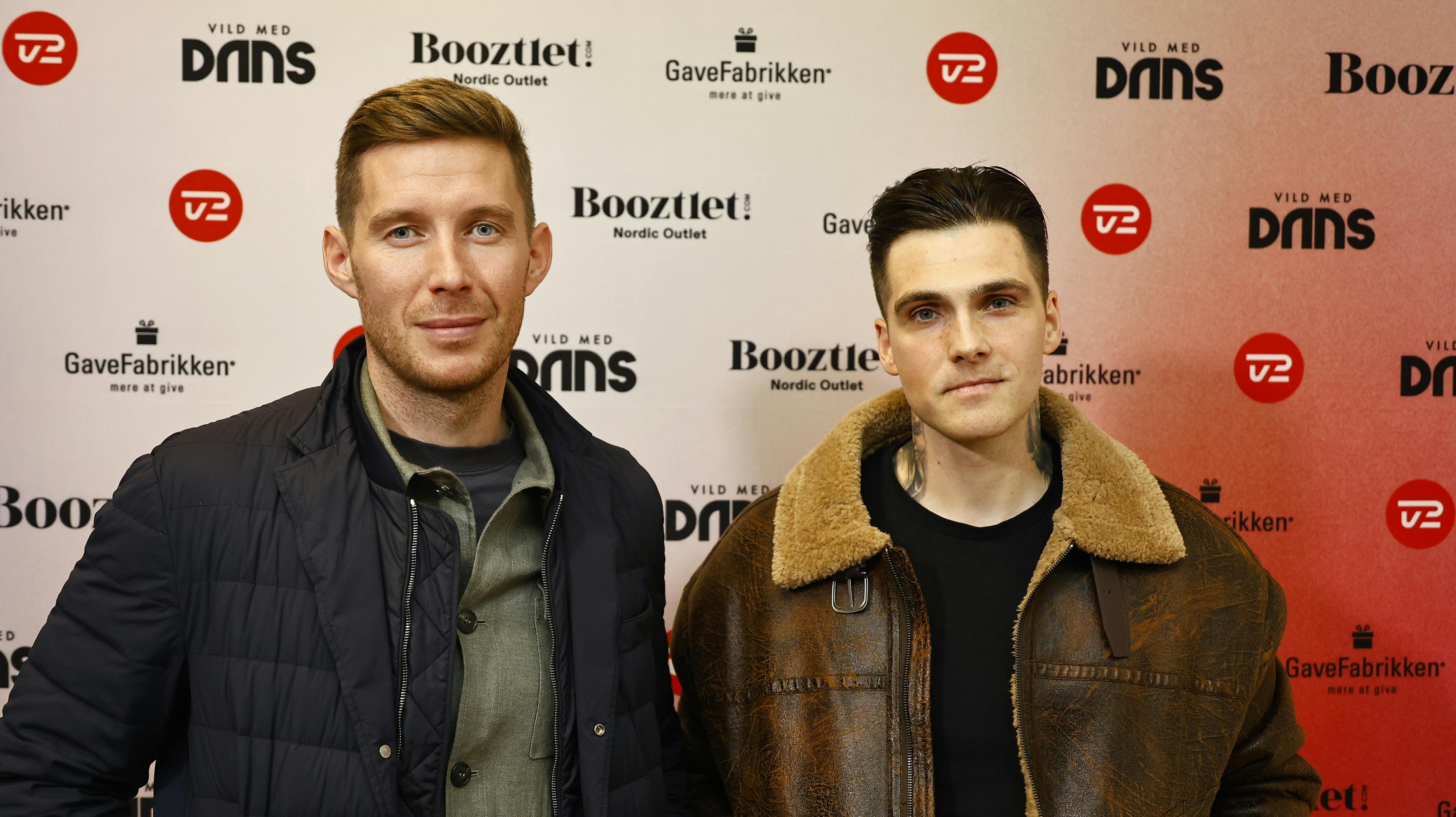 De tidligere paradisoer Patrick Brylov og Kasper Henriksen.