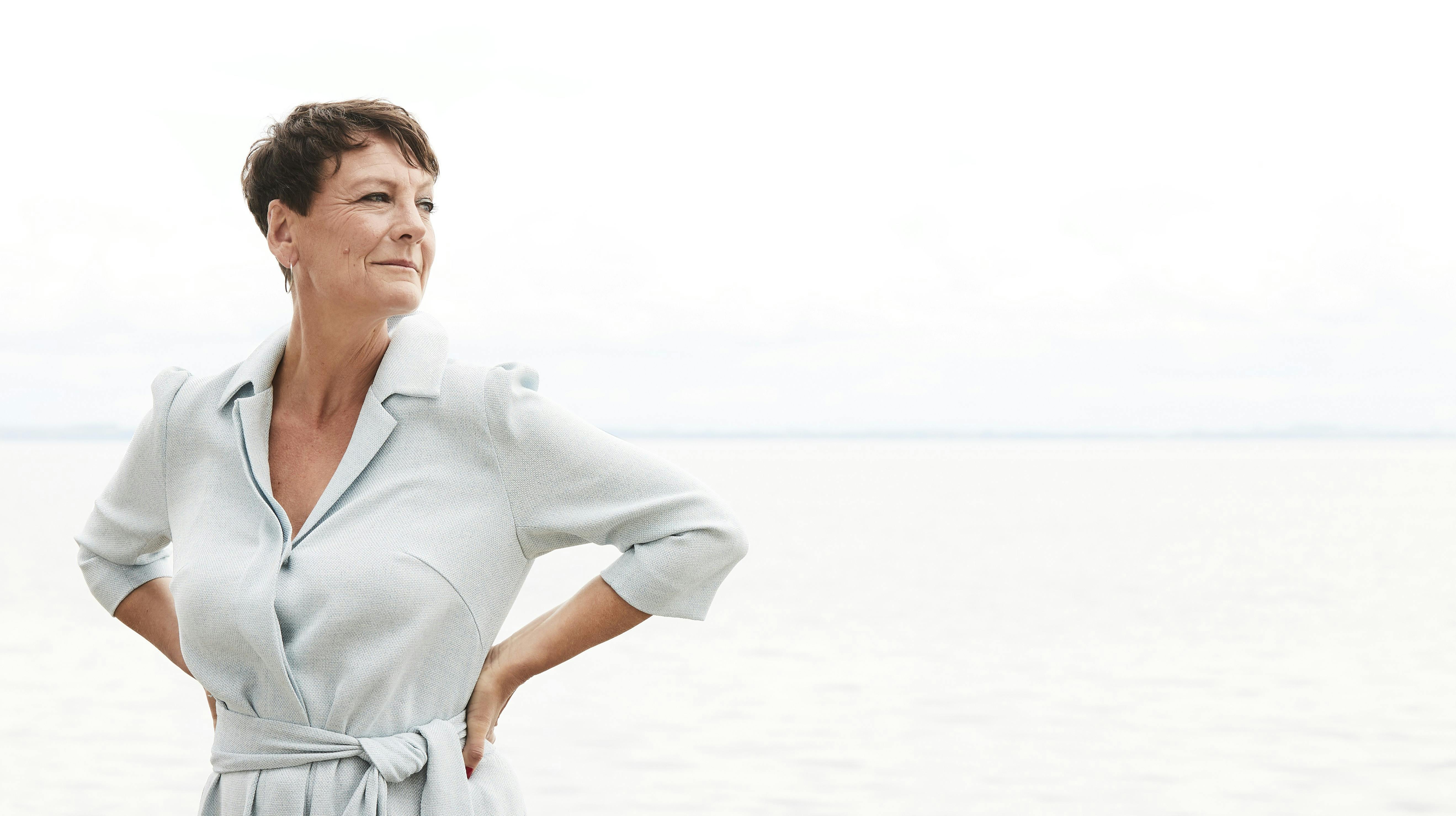 Janni Pedersen er 56 år gammel og nu mormor til lille Tom.