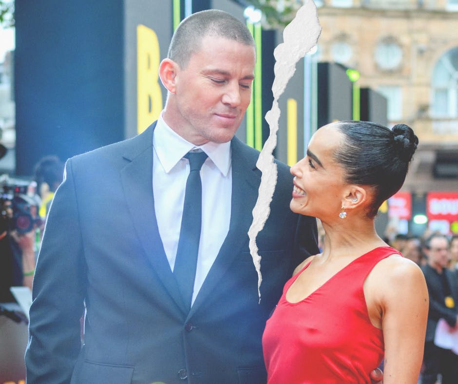 Channing Tatum og Zoë Kravitz blev forlovet i 2023.