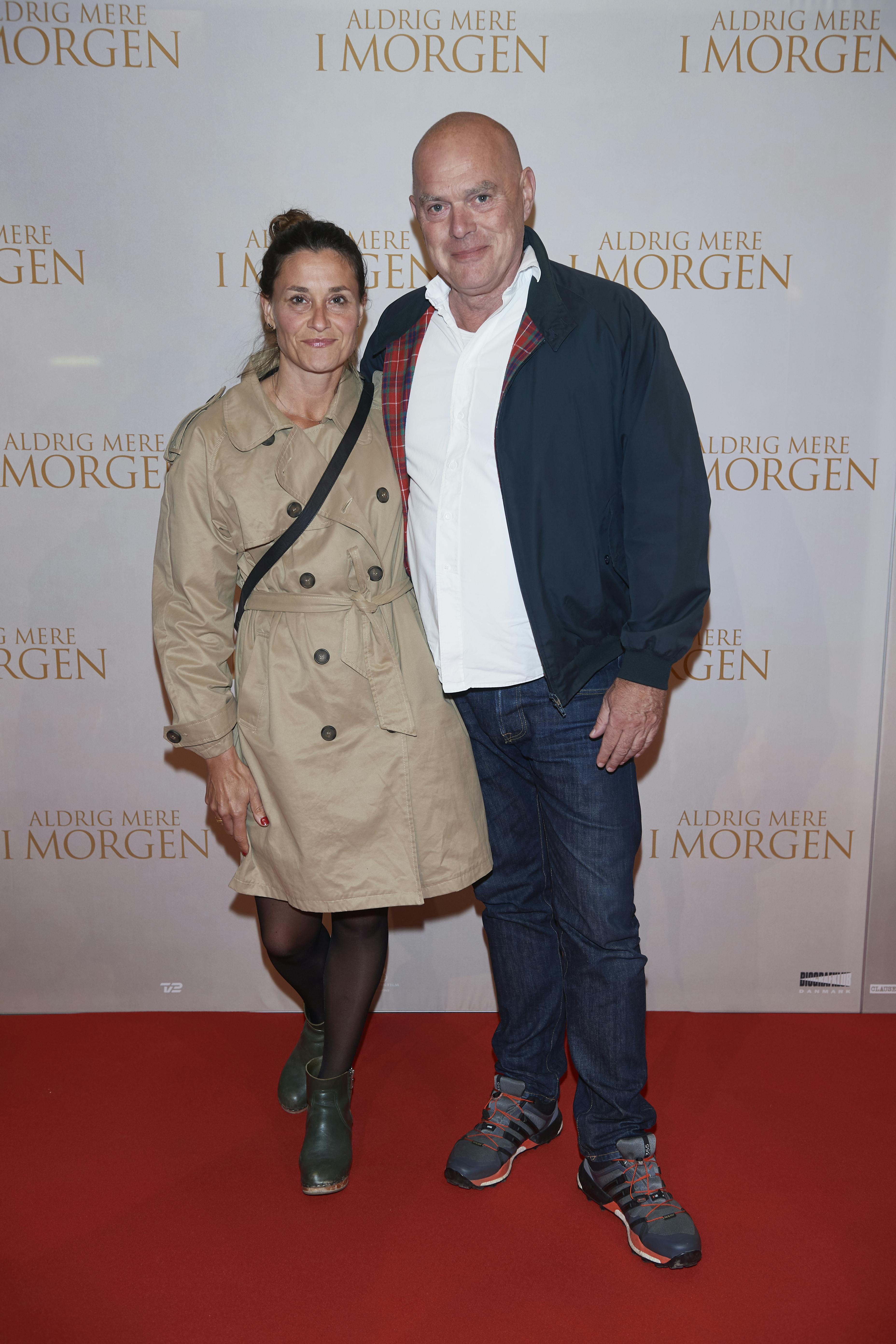 Flemming Pless støttede Erik Clausen ved flere lejligheder. Her er han mødt op til premieren på "Aldrig mere i morgen" i 2017.