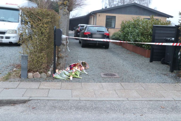 Billede af gerningsstedet, hvor tragedien udfoldede sig.