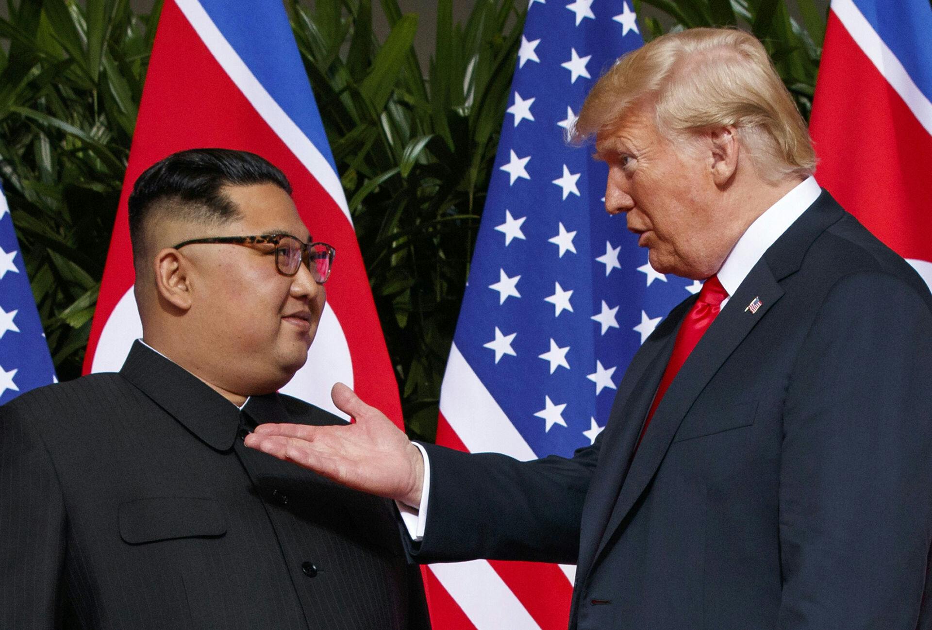 Donald Trump og Kim Jong Un udvekslede breve med hinanden gennem et års tid. 