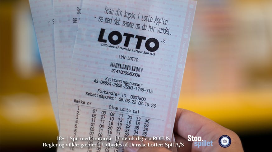 En heldig vinder af en million kroner mangler at melde sig hos Danske Spil.