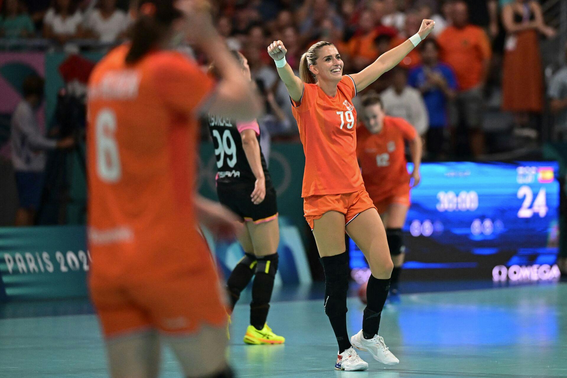 Estevana Polman kommer ikke til at juble på banen, når Holland skal til EM. 