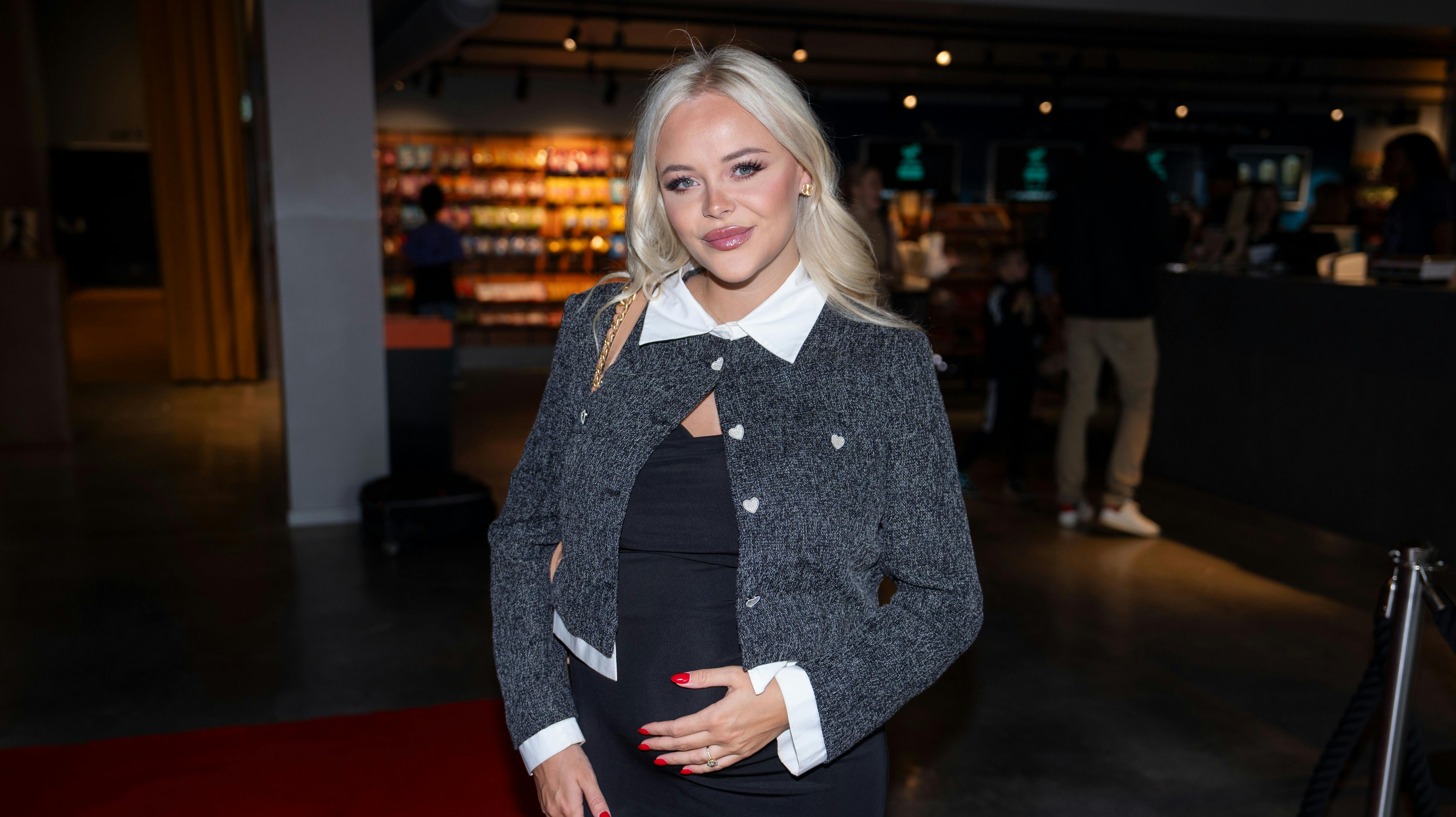 For knap to uger siden blev Elvira Pitzner mor til sin lille datter, Sophia.